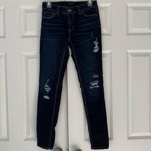 Distressed White House Black Market Jeans